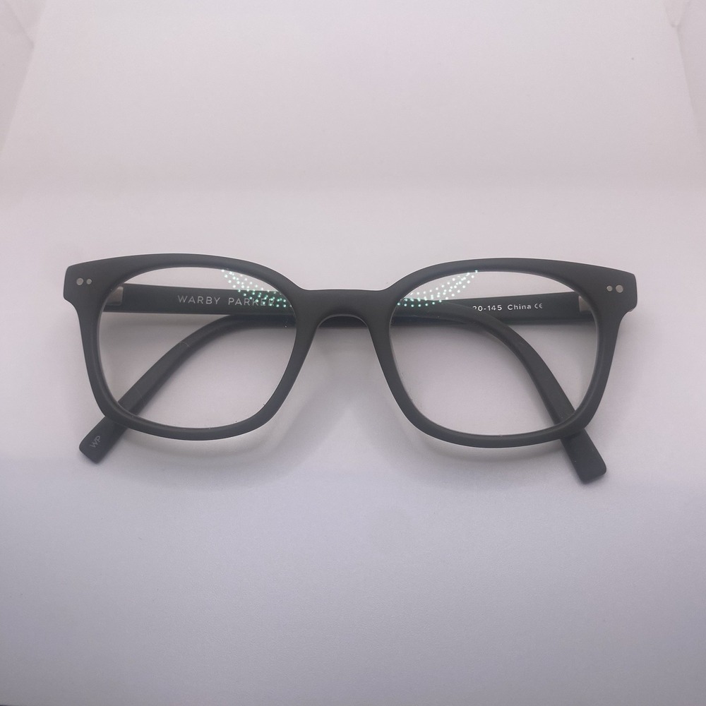 Warby Parker Eyeglasses FRAME ONLY Cosgrove W 732 50-20-145 Black 793